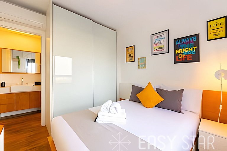 Easy Star - Belo apartamento 1 dorm. C/Vaga na Vila Madalena