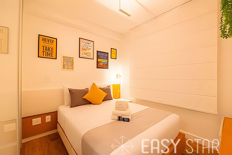 Easy Star - Belo apartamento 1 dorm. C/Vaga na Vila Madalena