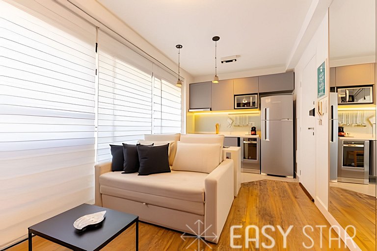 Easy Star - Belo apartamento 1 dorm. C/Vaga na Vila Madalena