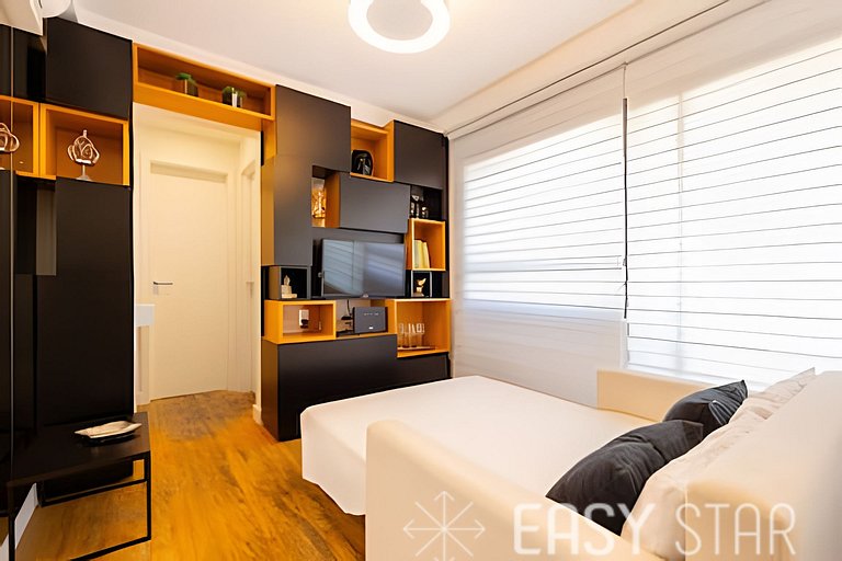 Easy Star - Belo apartamento 1 dorm. C/Vaga na Vila Madalena