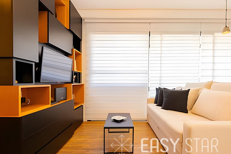 Easy Star - Belo apartamento 1 dorm. C/Vaga na Vila Madalena