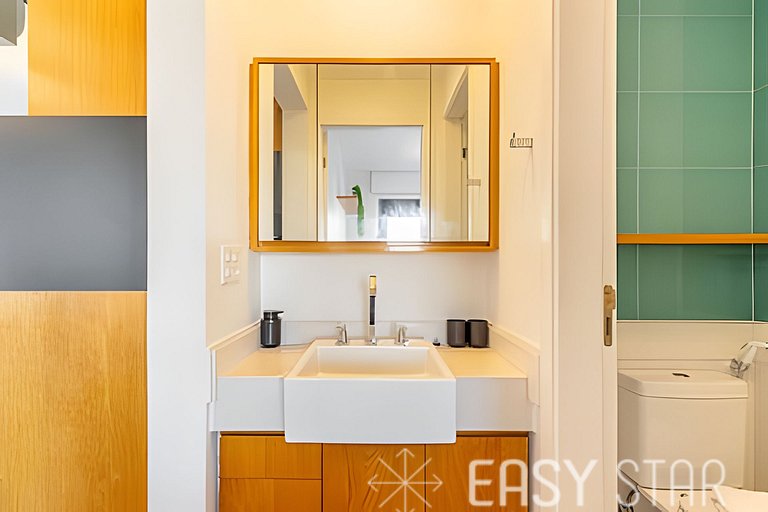 Easy Star - Belo apartamento 1 dorm. C/Vaga na Vila Madalena