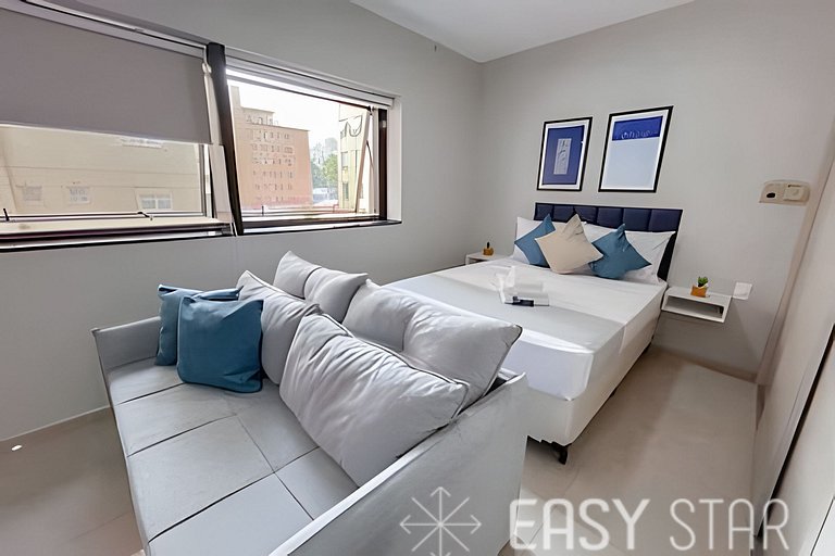 Easy star - Charmoso flat C/Vaga no Jardim Paulista - KJ01I