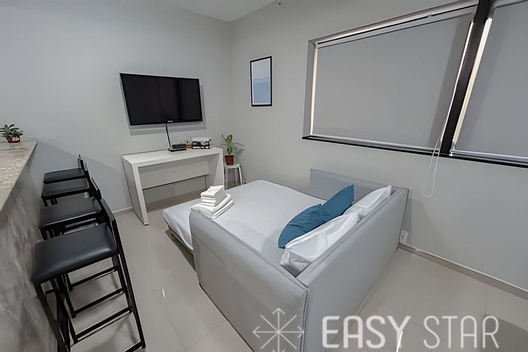 Easy star - Charmoso flat C/Vaga no Jardim Paulista - KJ01I