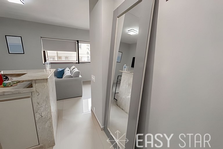 Easy star - Charmoso flat C/Vaga no Jardim Paulista - KJ01I