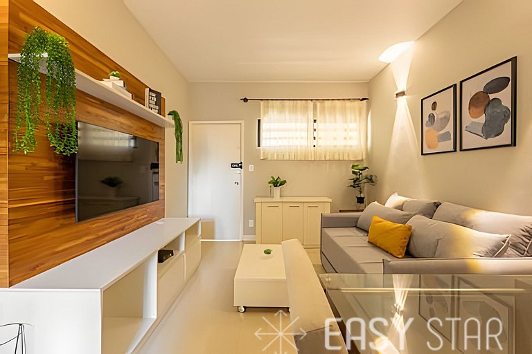 Easy Star - Charmoso apto 2 dorms ao lado da Av. Paulista -