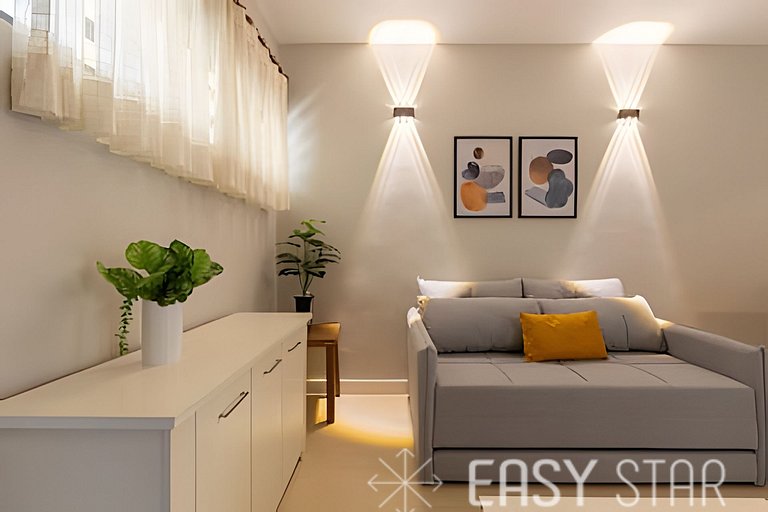 Easy Star - Charmoso apto 2 dorms ao lado da Av. Paulista -