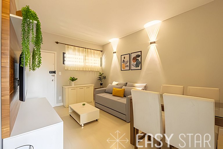 Easy Star - Charmoso apto 2 dorms ao lado da Av. Paulista -