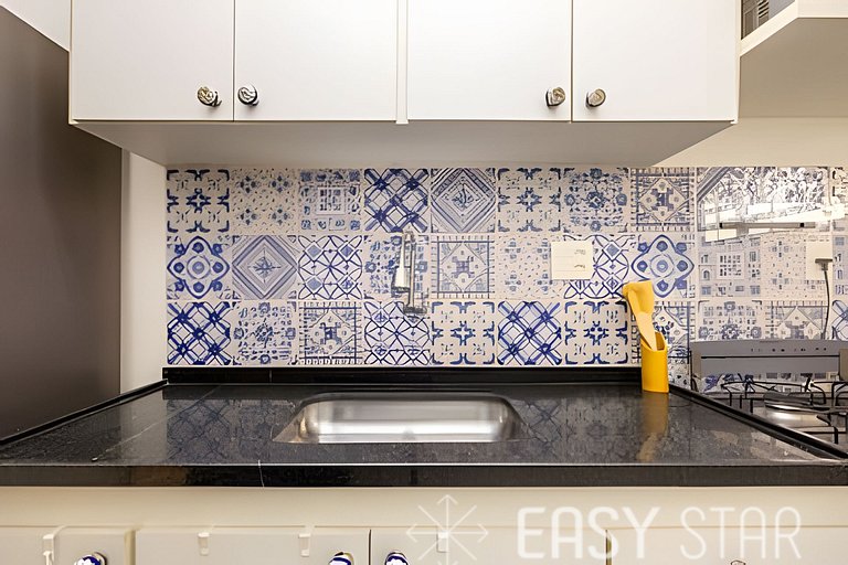 Easy Star - Charmoso apto 2 dorms ao lado da Av. Paulista -