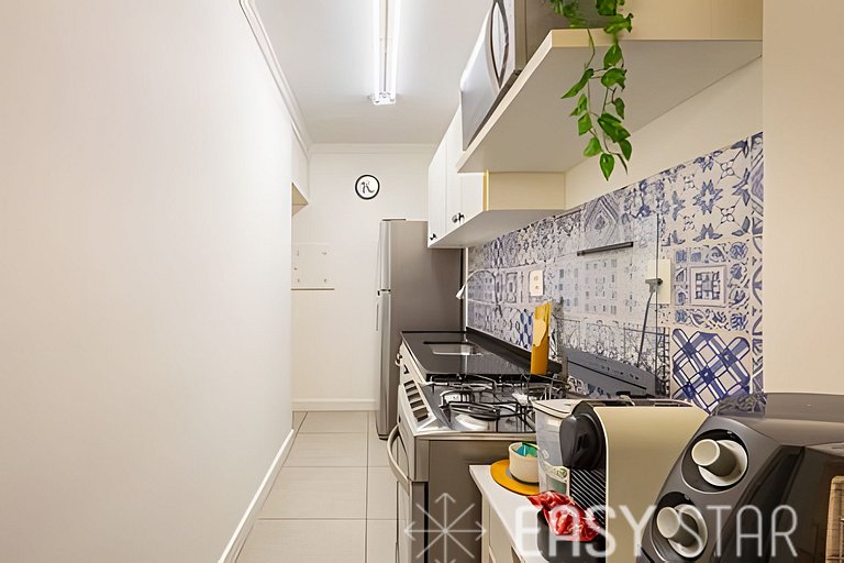 Easy Star - Charmoso apto 2 dorms ao lado da Av. Paulista -