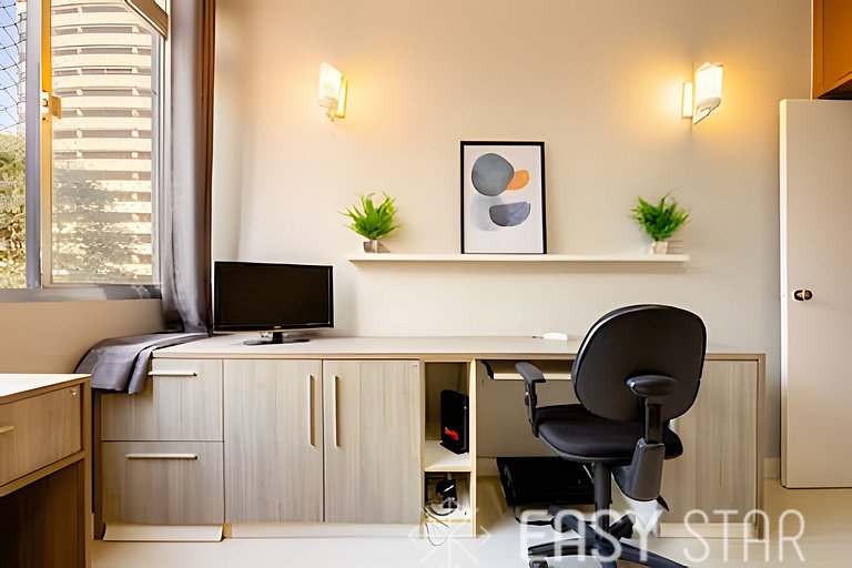 Easy Star - Charmoso apto 2 dorms ao lado da Av. Paulista -