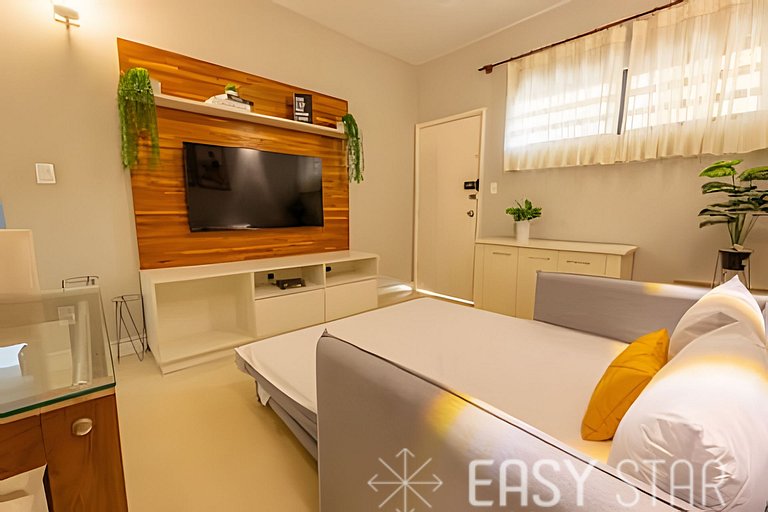 Easy Star - Charmoso apto 2 dorms ao lado da Av. Paulista -