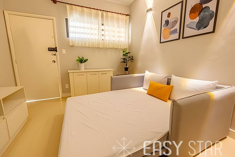 Easy Star - Charmoso apto 2 dorms ao lado da Av. Paulista -