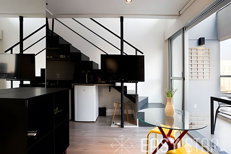 Easy Star - Charmoso duplex C/vaga na Vila Olimpia - KV01I