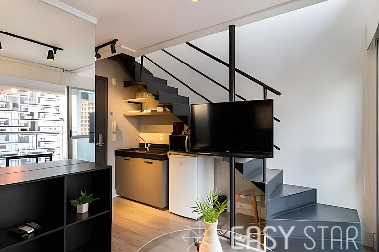 Easy Star - Charmoso duplex C/vaga na Vila Olimpia - KV01I