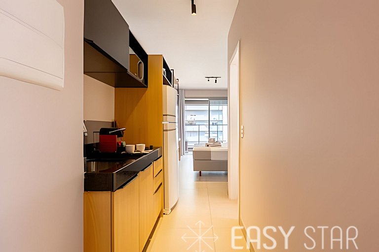 Easy Star - Belo studio com varanda em Perdizes - KW01I