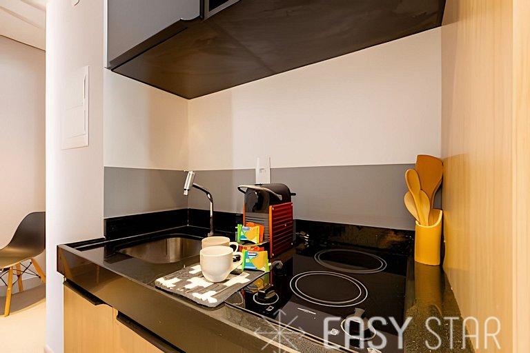 Easy Star - Belo studio com varanda em Perdizes - KW01I