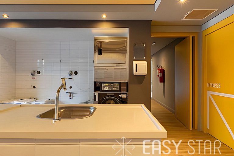 Easy Star - Belo studio com varanda em Perdizes - KW01I