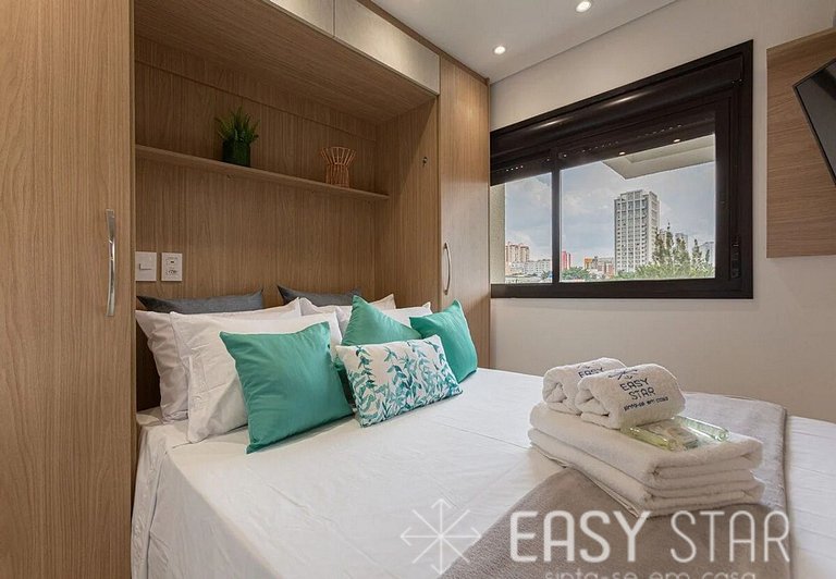 Easy Star - Versatilidade e Aconchego próx ao Metrô - ET03H
