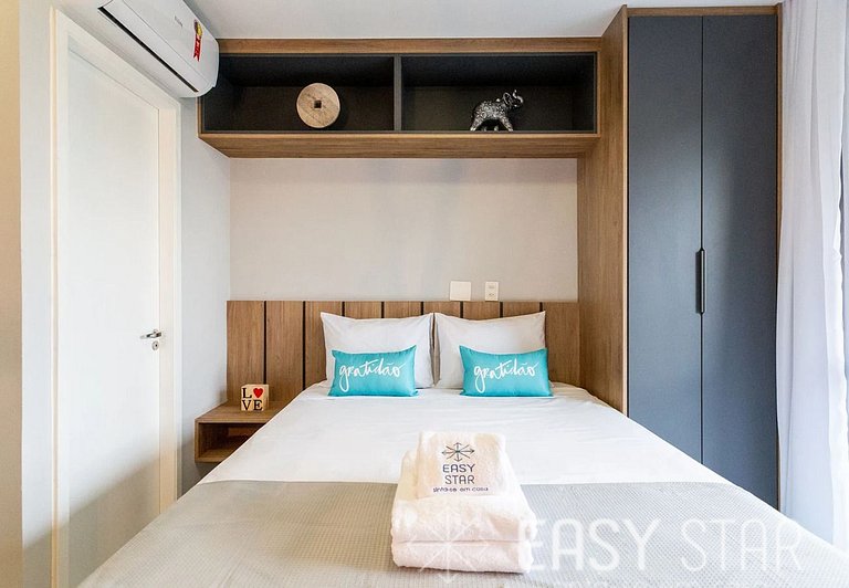 Easy Star - Lindo Studio próx.Metrô Ana Rosa - LN02H