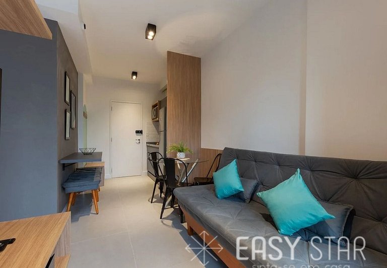 Easy Star - Lindo Apto de 1 Dorm. na Vila Mariana - EO01H