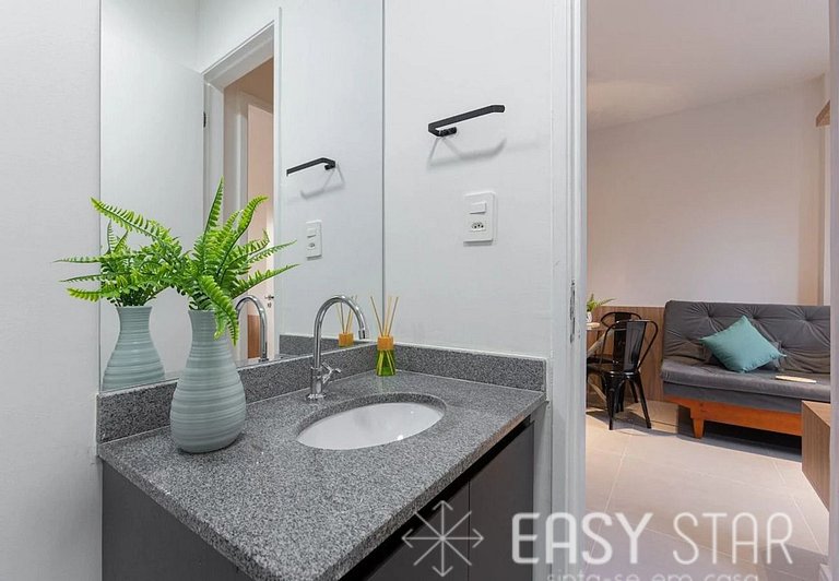 Easy Star - Lindo Apto de 1 Dorm. na Vila Mariana - EO01H