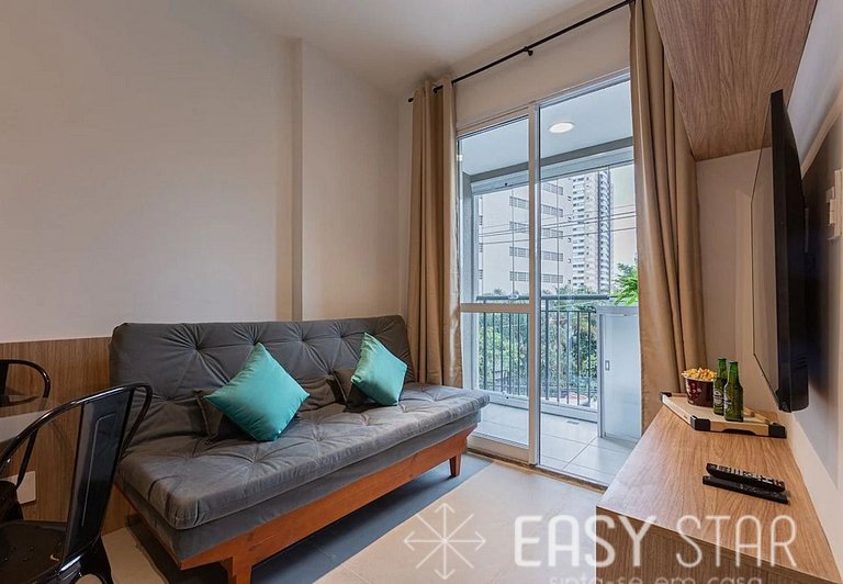 Easy Star - Lindo Apto de 1 Dorm. na Vila Mariana - EO01H