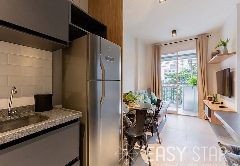 Easy Star - Lindo Apto de 1 Dorm. na Vila Mariana - EO01H