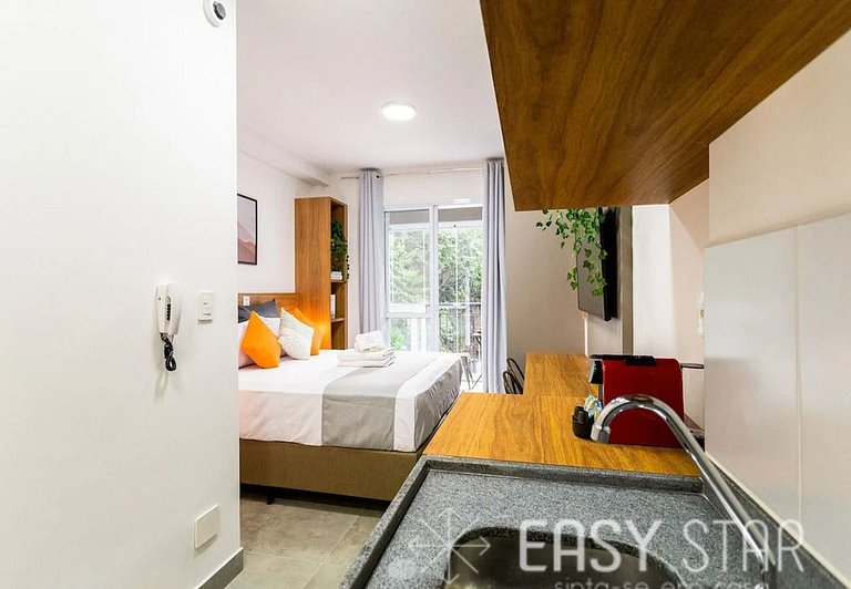Easy Star -Studio Encantador próx. ao Metrô Ana Rosa - LN03H