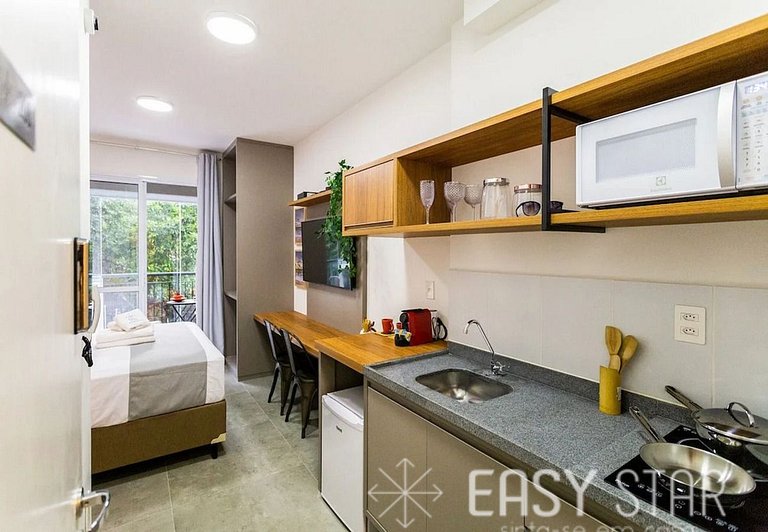 Easy Star -Studio Encantador próx. ao Metrô Ana Rosa - LN03H