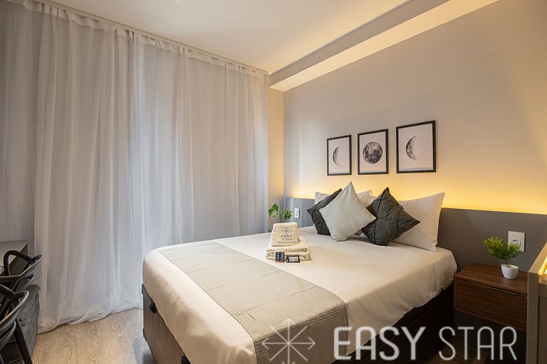 Easy Star - Lindo studio com Brooklin - BU01I