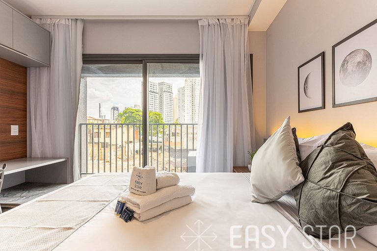 Easy Star - Lindo studio com Brooklin - BU01I