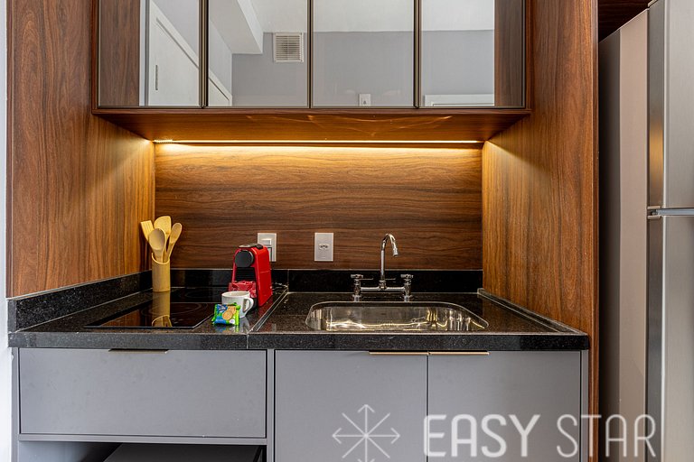 Easy Star - Lindo studio com Brooklin - BU01I