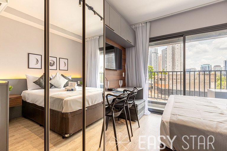 Easy Star - Lindo studio com Brooklin - BU01I