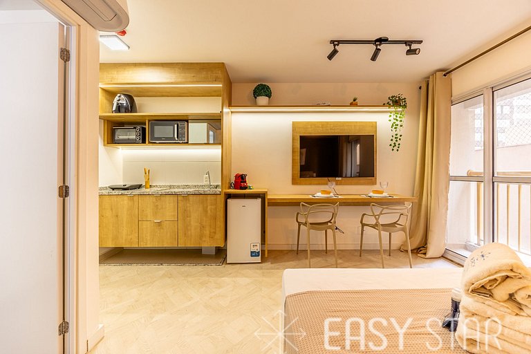 Easy Star - Aconchegante studio na charmosa Pinheiros - JT02