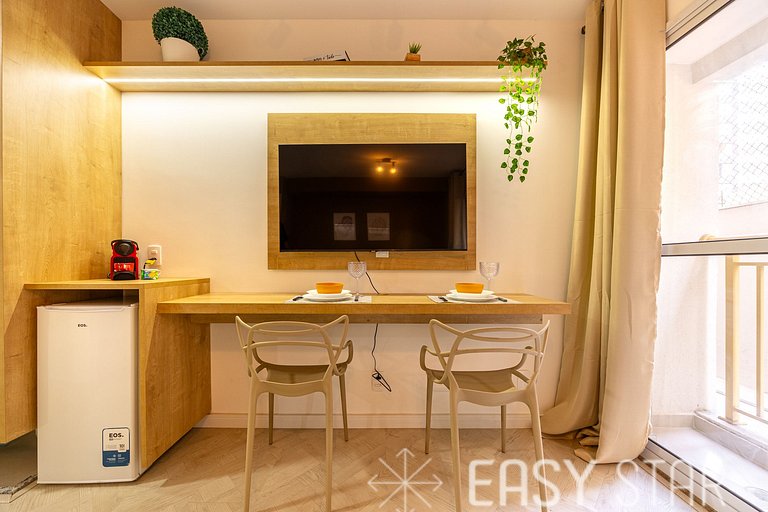 Easy Star - Aconchegante studio na charmosa Pinheiros - JT02