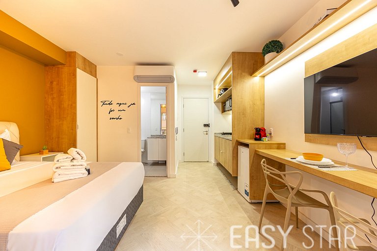Easy Star - Aconchegante studio na charmosa Pinheiros - JT02