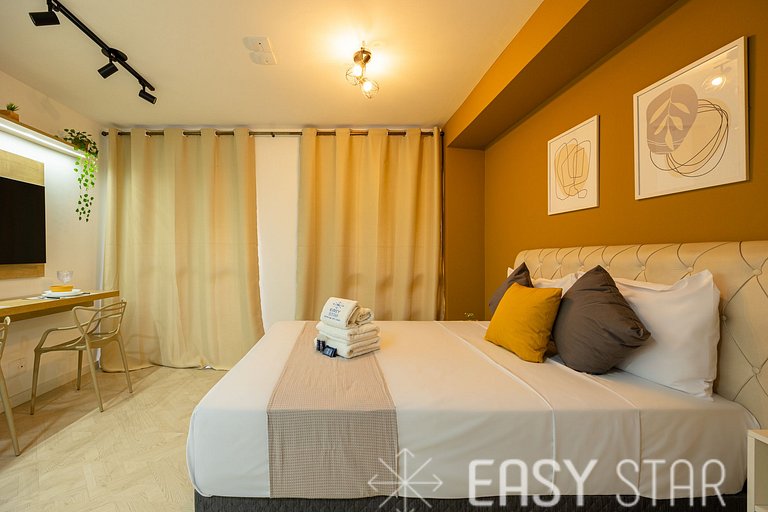 Easy Star - Aconchegante studio na charmosa Pinheiros - JT02