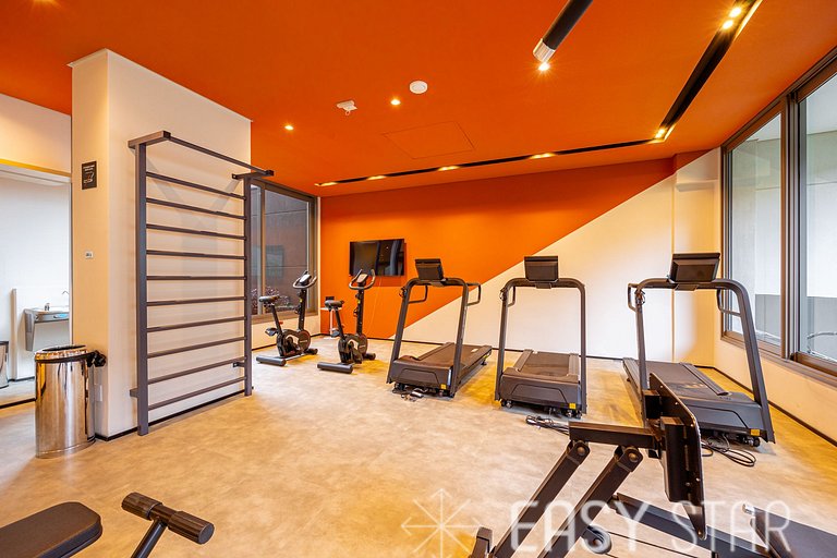 Studio com vista livre em Perdizes