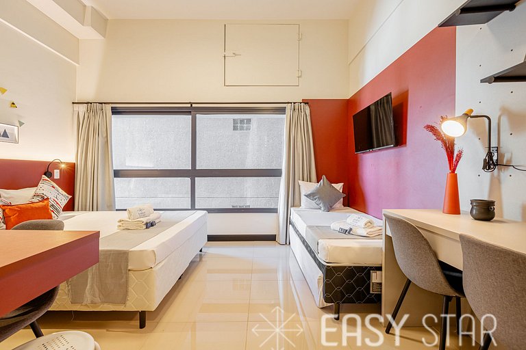 Easy Star - Studio próximo a PUC e Aliianz Park - YB01H