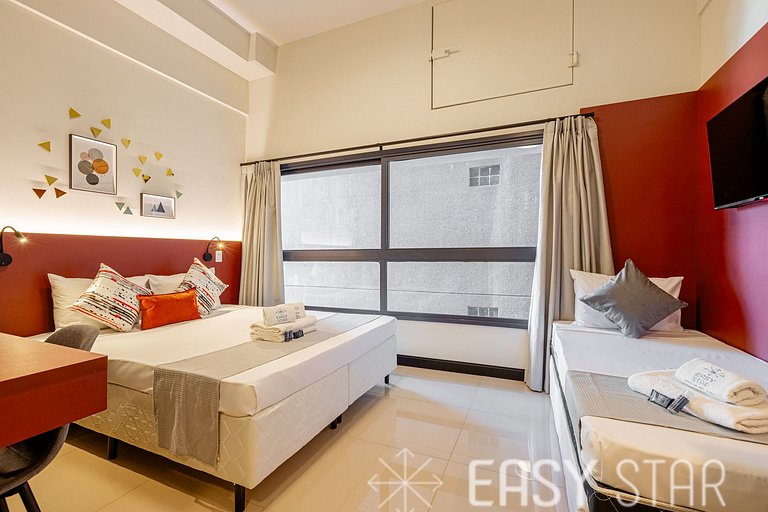 Easy Star - Studio próximo a PUC e Aliianz Park - YB01H