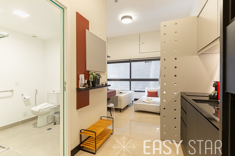 Easy Star - Studio próximo a PUC e Aliianz Park - YB01H