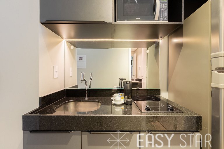 Easy Star - Studio fresco e iluminado perto do Allianz Parqu