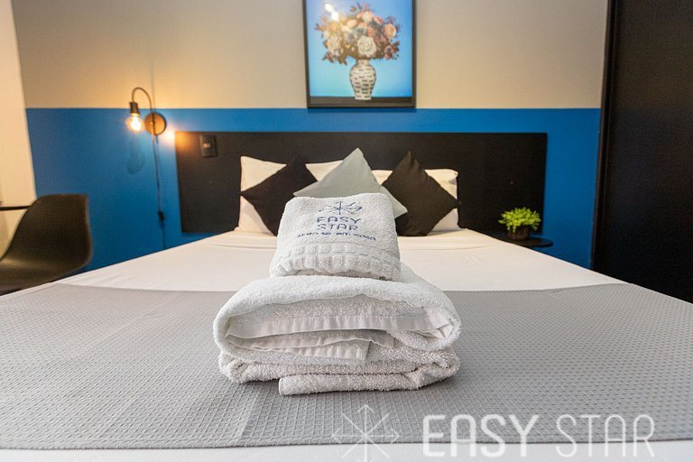 Easy Star - Studio fresco e iluminado perto do Allianz Parqu