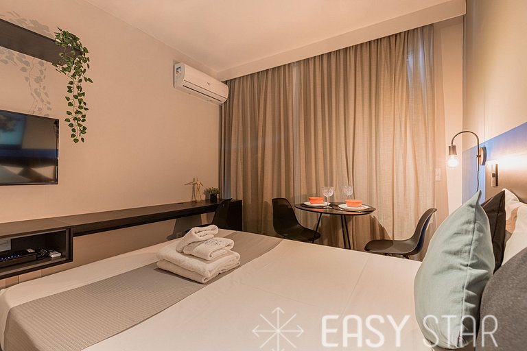 Easy Star - Studio fresco e iluminado perto do Allianz Parqu