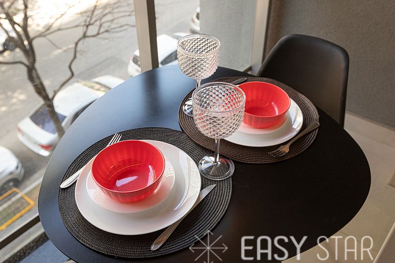 Easy Star - Studio fresco e iluminado perto do Allianz Parqu