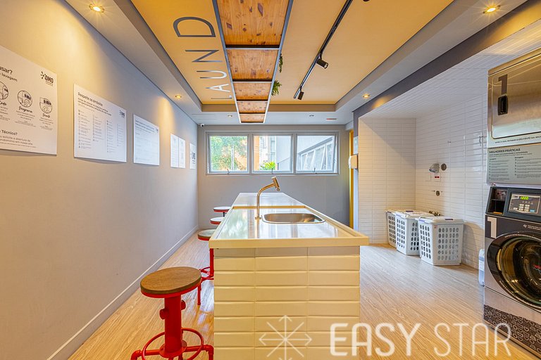 Easy Star - Studio fresco e iluminado perto do Allianz Parqu