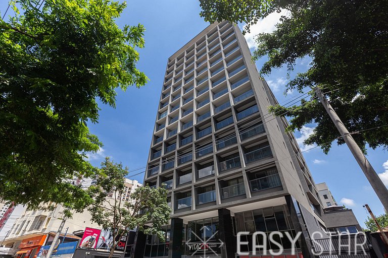Easy Star - Studio fresco e iluminado perto do Allianz Parqu