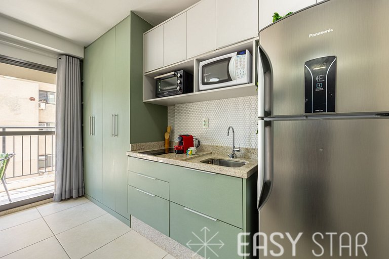 Easy Star - Lindo studio no coração de Moema - IP01H