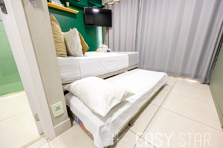 Easy Star - Lindo studio no coração de Moema - IP01H